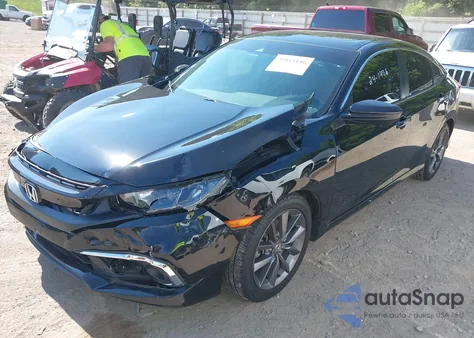 2021 Honda Civic Ex из США, поврежденный, VIN 19XFC1F3XME003039